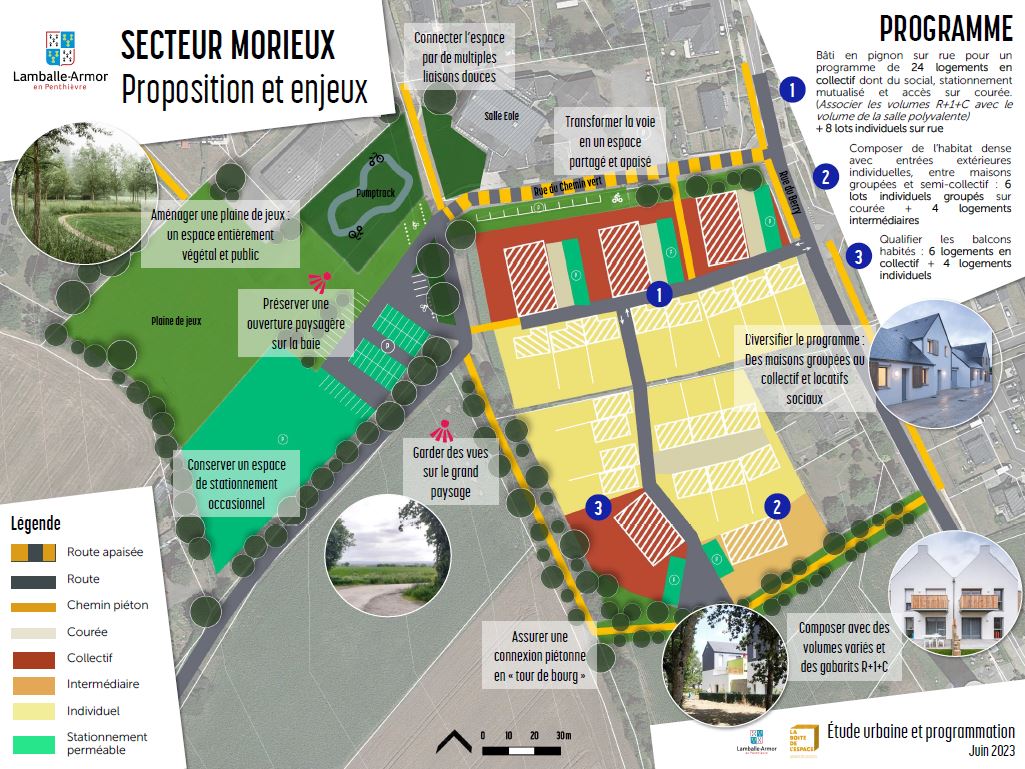 Étude de faisabilité sur le bourg de Morieux<br/>Lamballe-Armor (22)